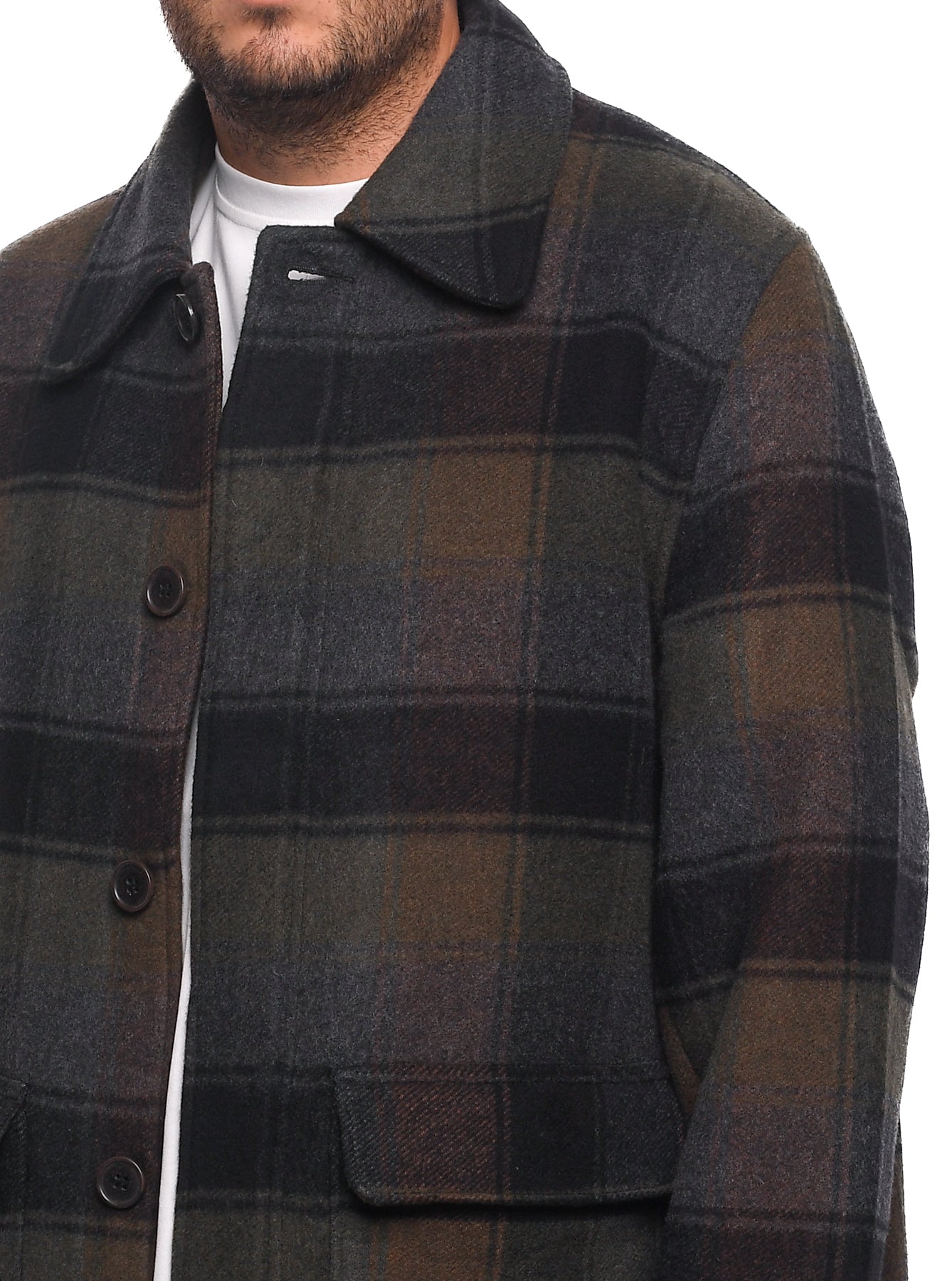 Cappotto check Universal work