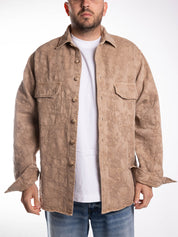 Overshirt White Sand